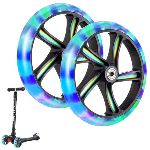 Leuchtende stunt scooter - stunt,