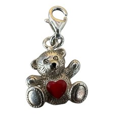 Original Thomas Sabo Anhänger Charm Charity Teddy Bär mit Herz
