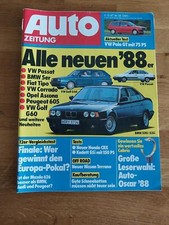 Auto zeitung 1987 - zeitung, opel