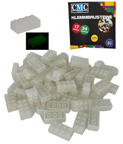 100 klemmbausteine glow - 100,