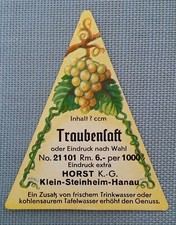 altes Saftetikett