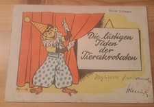 Zirkus-Bilderbuch SC MF quer DIE LUSTIGEN .. TIERAKROBATEN Merkur um 1945 Z 2