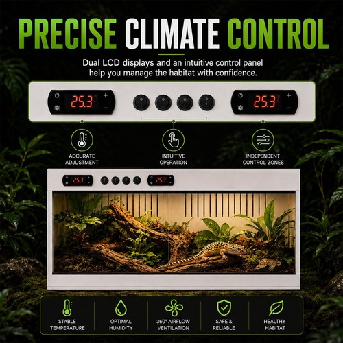 100x40x40cm reptiliengehege - 100x40x40cm,