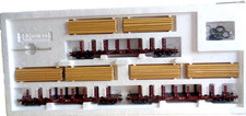 Märklin 4516 H0 Wagen-Set „Holztransport“ - 3 Stück 4A Rungenwagen -NEU-OVP