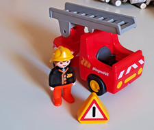 Playmobil 1.2.3 Feuerwehr Auto