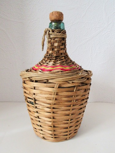 Korbflasche glasflasche - korbflasche, im