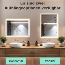 Bad Spiegel mit Licht