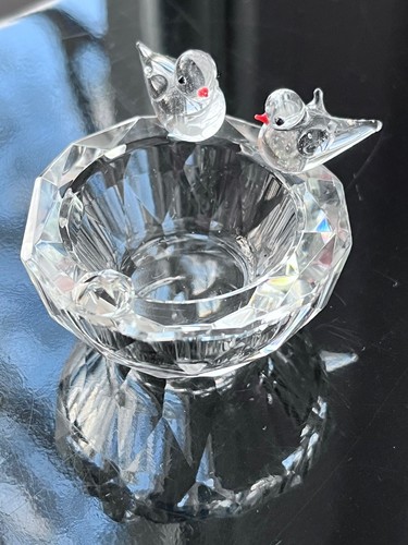 Swarovski figuren vogeltränke - swarovski,
