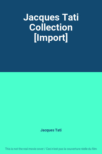 Jacques tati sammlung import - jacques,