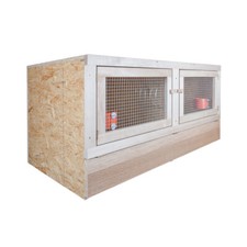 Kaninchenstall 2er - 120 x 60