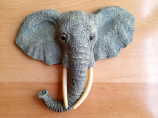 Wanddeko, Elefantenkopf, Home Interiors & Gifts, Verkauf für Tierschutz
