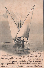 AK Postkarte Barque du Leman altes Segelboot 1900