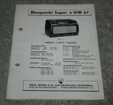 Blaupunkt 4 GW 67 original