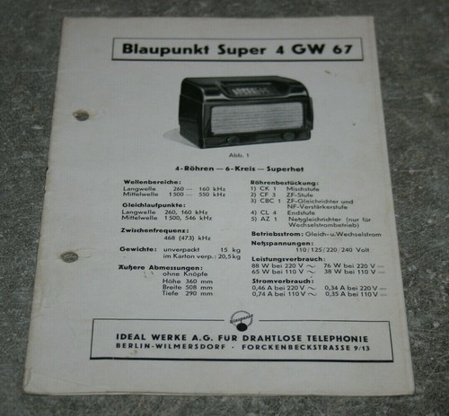Blaupunkt 67 original - 4, gw
