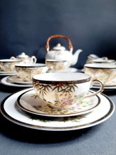 Altes Teeservice Japan Bambus