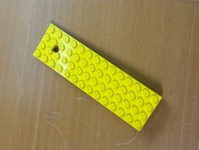 LEGO Platte 968 gelb 4x14 LKW Chassis Trailer Anhänger 647 694 top Zustand