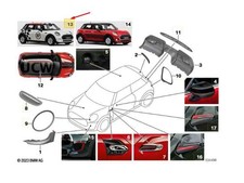 MINI CABRIO F57 Seitenstreifen
