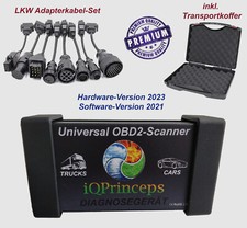 KFZ Profi Diagnosegerät für LKW/PKW, Transporter 2021/11  OBD2 Scanner Bluetooth