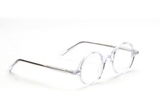 Runde Brille Klassiker Fassung Klar, Transparent in 40mm, 42mm, 44mm, 46 mm