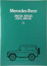 Mercedes Benz G-Klasse 240 GD 300 GD 230 G 280 GE 2/81, 54 Seiten - neuwertig