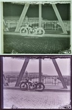 Seltenes Foto Glasnegativ -