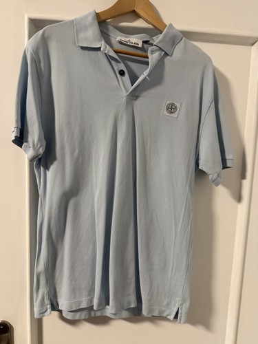 Stone island polohemd hellblau - stone,