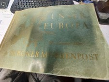 Unser Europa, Berliner Morgenpost, Sammelbilderalbum, 31 Sammelbilder, kplt 1954