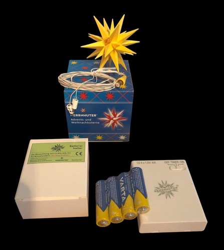 Herrnhuter miniaturstern gelb - miniaturstern,