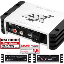 B-Ware ESX Quantum QM-TWO Mini 2-Kanal Verstärker digital Auto Start Stop