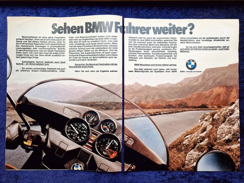 Bmw motorrad werbung 1979 - motorrad,
