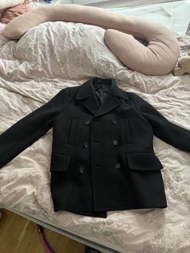 Lacoste mantel wolle schwarz - mantel,