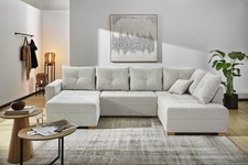 Wohnlandschaft Cord U-Form mit