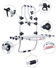 Heckklappen-Fahrradträger 3 Fahrräder für Volkswagen VW Sharan II ab 2010