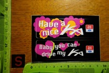 Alter Aufkleber Automobil Werkstatt FORD KA Ford Bank Have a nice KA