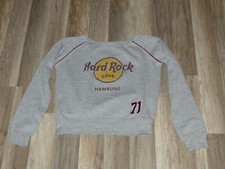 Hard Rock Cafe Hamburg Sweatshirt Pullover grau  XS