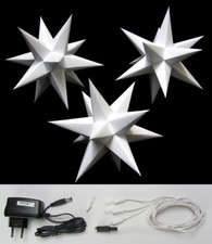 3D Adventsstern 3x kleine