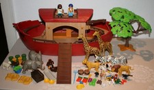 Playmobil 3255 5276 Arche Noah Tiere Zubehör Baum Schiff Figuren