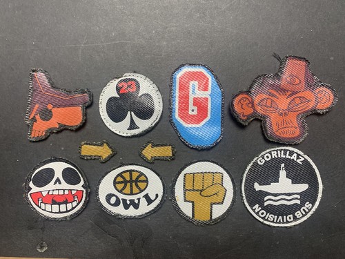 Gorillaz patches - patches, a