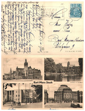 KARL-MARX -STADT 1958 Mehrbild