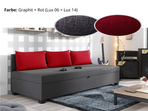 Sofa misti iii einzelbett - sofa,