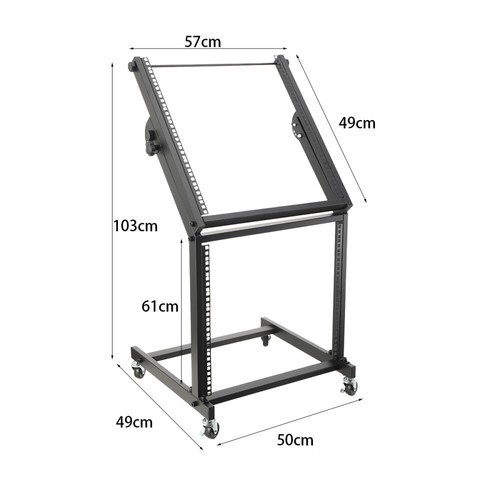 Rolling mixer stand stage - dj,