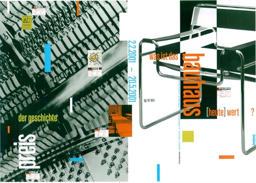 Plakat bauhaus dessau was - -,