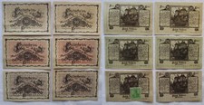 2 x 10,20 und 50 Heller