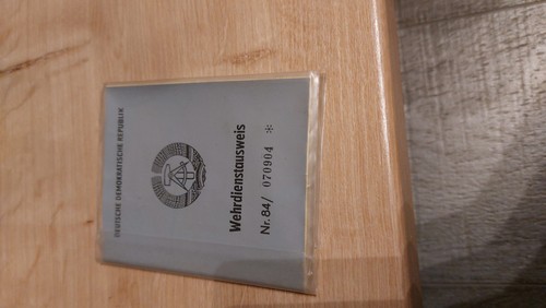 Ddr nva wehrdienstausweis ohne - nva,