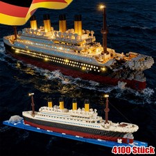 Titanic Bausteine Bausatz, 4100+ Klemmbausteine Kreuzfahrtschiff Modellbausatz