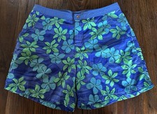 SEAFOLLY Australia Florale Damen Shorts Boardshorts Hawai Hibiskus Blüten Gr. L