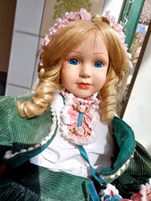 Porzellanpuppe Sammlerpuppe ca