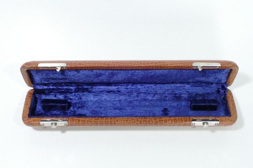 Etui mit blauem - , samtfutter