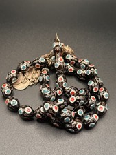 Gebetskette Tespih Rosary Coral yusur Silber 925 سبحة  يسر مطعم فضة