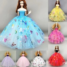 Mode 1/6 Puppen Kleidung für Barbie Outfit Hochzeitskleid Abendkleid Zubehör